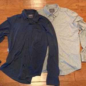 Two Bonobos Long Sleeve Button Down Medium